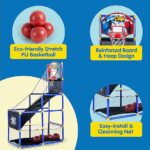 JOYIN Arcade Basketball Game Set with 4 Balls and Hoop for Kids - Image 2