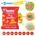 Iwon Organics Protein Puffs  Cheddar Cheese Flavor, Vegan - Image 2